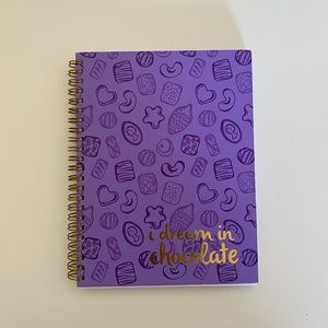 3/$25 ❀ "i dream in chocolate" notebook